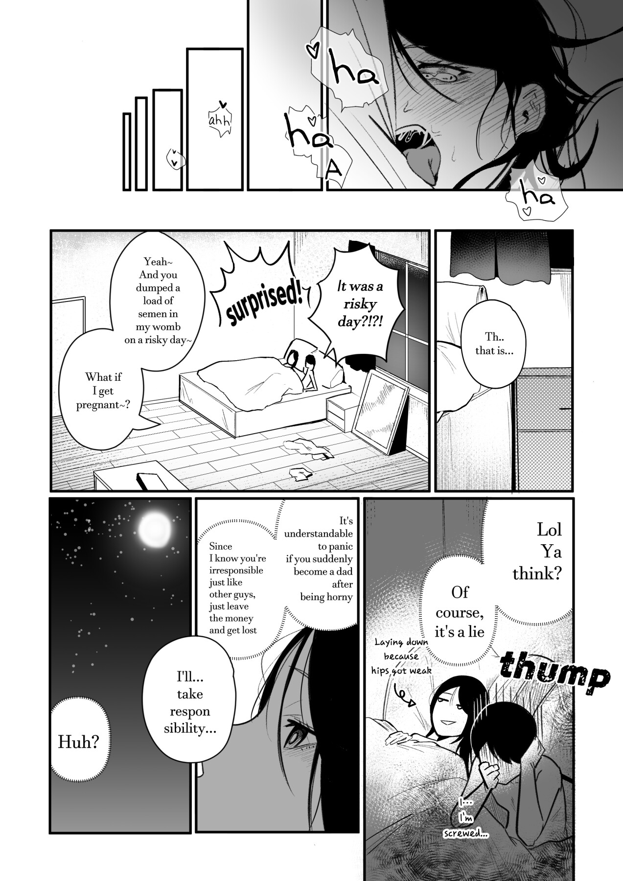 Hentai Manga Comic-Living Together With the Buxom Female Bully!-Read-28